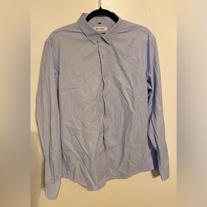 DELCARINO Men's Dress Shirts Stain Shield Stretch Wrinkle-Free, Dress Shirt, M